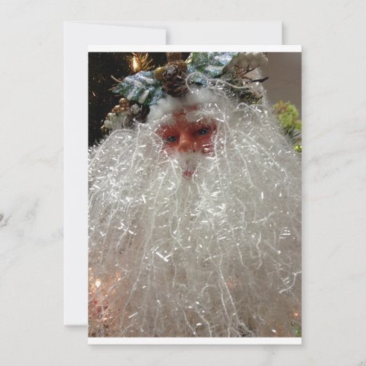 ヴィンテージサンタクロース招待状 招待状 (正面)