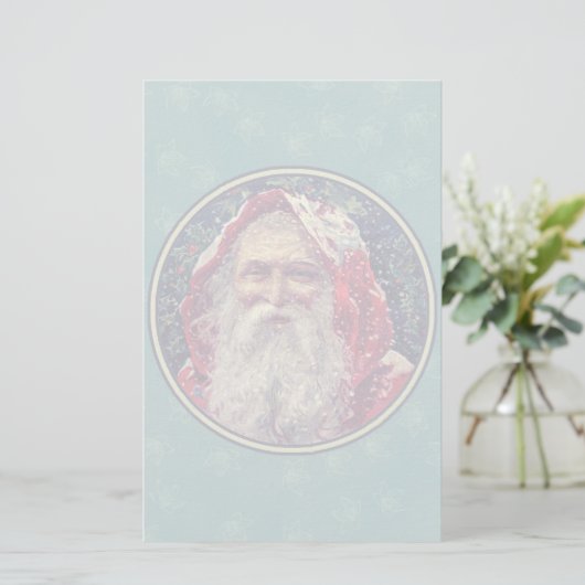 ヴィンテージサンタクロース文房具 便箋 (スタンド正面)