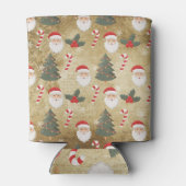 ヴィンテージサンタクロース模様 缶クーラー (裏面)