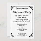 ヴィンテージサンタクロース玩具クリスマスパーティの招待状 招待状 (裏面)