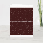 ヴィンテージサンタクロース画像グリーティングカード シーズンカード (裏面)