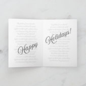 ヴィンテージサンタクロース白黒レトロカード カード (内部)