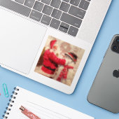 ヴィンテージサンタクロース雪だるまクリスマス シール (ノートパソコンとiPhone)