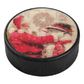 ヴィンテージサンタクロース雪だるまクリスマス |休日 アイスホッケーパック (3/4)