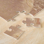 ヴィンテージサンタクロース雪だるまクリスマス |休日 ジグソーパズル (側面)