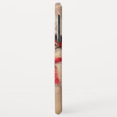 ヴィンテージサンタクロース雪だるまクリスマス Case-Mate iPhoneケース (裏面/左)