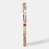 ヴィンテージサンタクロース雪だるまクリスマス Case-Mate iPhoneケース (裏面 / 左)