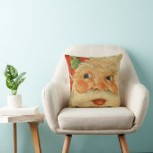 ヴィンテージサンタクロース顔レトロクリスクリンレ クッション (椅子)