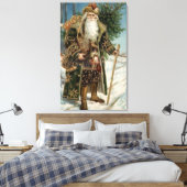 ヴィンテージサンタクロース3 キャンバスプリント (インサイチュ (寝室))