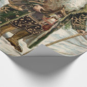 ヴィンテージサンタクロース3 ラッピングペーパー (角)