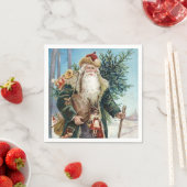 ヴィンテージサンタクロース6 スタンダードカクテルナプキン (インサイチュ)