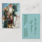 ヴィンテージサンタクロース6 名刺 (正面/裏面)