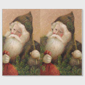 ヴィンテージサンタクロース8 ラッピングペーパー (フラット)