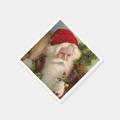 ヴィンテージサンタクロース9 スタンダードカクテルナプキン (角)
