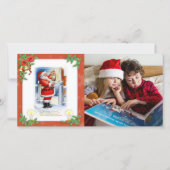 ヴィンテージサンタクロース カスタムフォト シーズンカード (正面)
