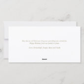 ヴィンテージサンタクロース カスタムフォト シーズンカード (裏面)