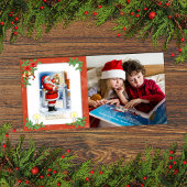 ヴィンテージサンタクロース カスタムフォト シーズンカード