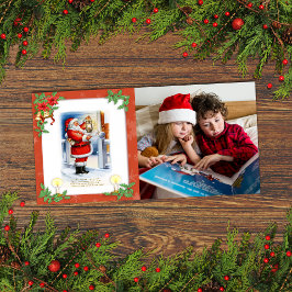 ヴィンテージサンタクロース カスタムフォト シーズンカード