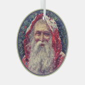 ヴィンテージサンタクロース ガラスオーナメント (正面右)