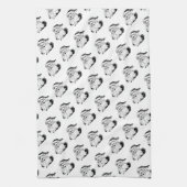 ヴィンテージサンタクロース キッチンタオル (縦)