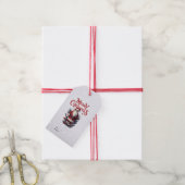 ヴィンテージサンタクロース ギフトタグ (より糸付き)