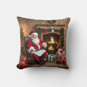 ヴィンテージサンタクロース クッション (正面)