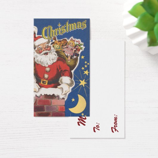 ヴィンテージサンタクロース、クリスマスの前の夜 (デスク)