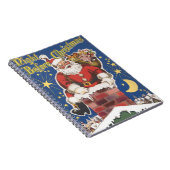 ヴィンテージサンタクロース、クリスマスの前の夜 ノートブック (右側)