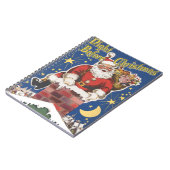 ヴィンテージサンタクロース、クリスマスの前の夜 ノートブック (左側)