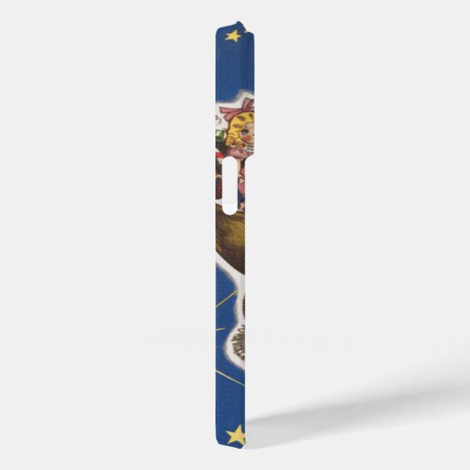 ヴィンテージサンタクロース、クリスマスの前の夜 Case-Mate iPhoneケース (裏面 / 右)