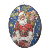 ヴィンテージサンタクロース、クリスマスの夜 ダーツボード (正面右)