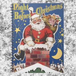 ヴィンテージサンタクロース、クリスマス前夜 ノートブック