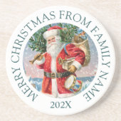 ヴィンテージサンタクロース コースター (正面)