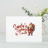 ヴィンテージサンタクロース：サンタが街にやってくる シーズンカード (スタンド正面)