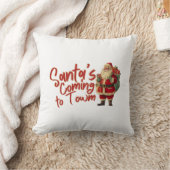 ヴィンテージサンタクロース:サンタズ来の町へ クッション (ブランケット)