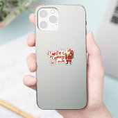 ヴィンテージサンタクロース：サンタズ来の町へ シール (スマートフォン)