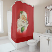 ヴィンテージサンタクロース シャワーカーテン (インサイチュ)