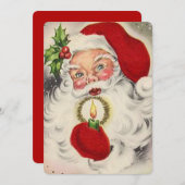 ヴィンテージサンタクロース シーズンカード (正面/裏面)