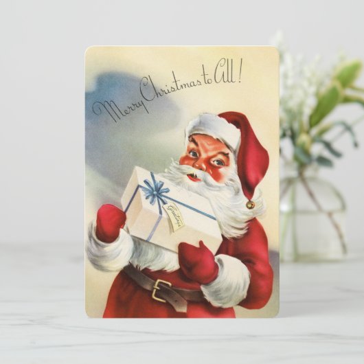 ヴィンテージサンタクロース シーズンカード (スタンド正面)