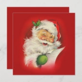 ヴィンテージサンタクロース シーズンカード (正面/裏面)