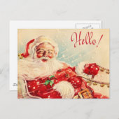 ヴィンテージサンタクロース シーズンポストカード (正面/裏面)
