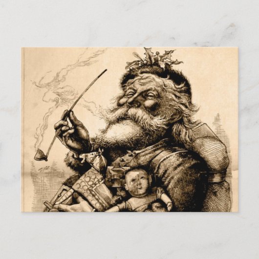 ヴィンテージサンタクロース シーズンポストカード (正面)