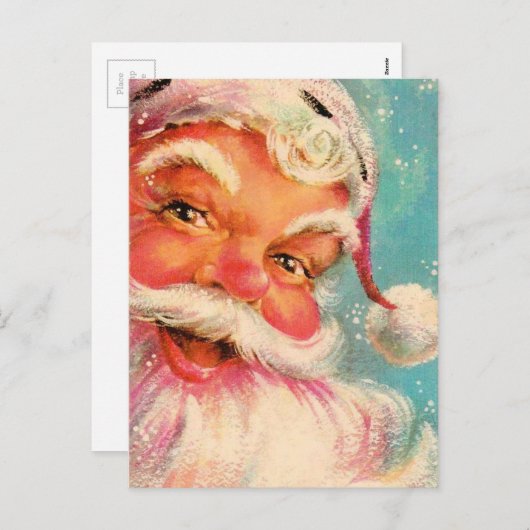 ヴィンテージサンタクロース シーズンポストカード (正面/裏面)
