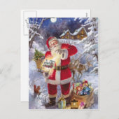 ヴィンテージサンタクロース シーズンポストカード (正面/裏面)
