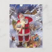 ヴィンテージサンタクロース シーズンポストカード (正面)