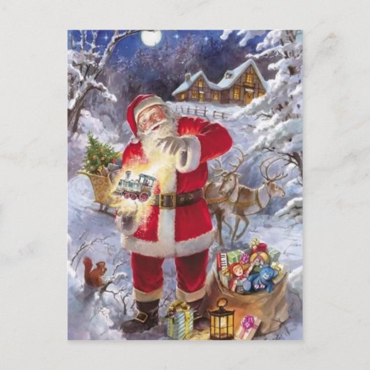 ヴィンテージサンタクロース シーズンポストカード (正面)