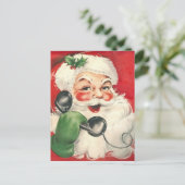 ヴィンテージサンタクロース シーズンポストカード (スタンド正面)