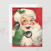 ヴィンテージサンタクロース シーズンポストカード (正面/裏面)