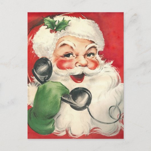 ヴィンテージサンタクロース シーズンポストカード (正面)