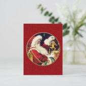 ヴィンテージサンタクロース シーズンポストカード (スタンド正面)